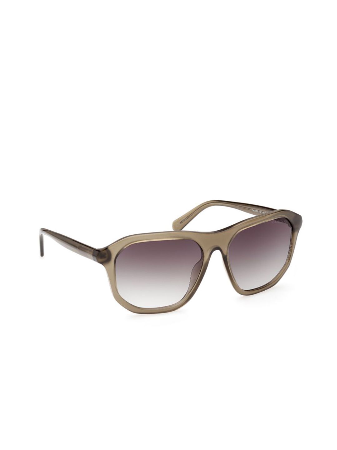 GUESS Men Square Sunglasses with UV Protected Lens GUS0005795P60SG