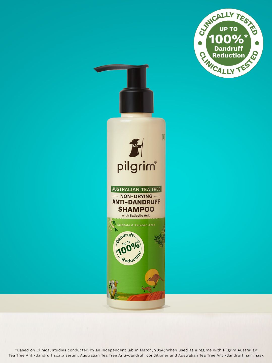 Pilgrim Australian Tea Tree Anti-Dandruff Shampoo With Salicylic Acid- 200 ml