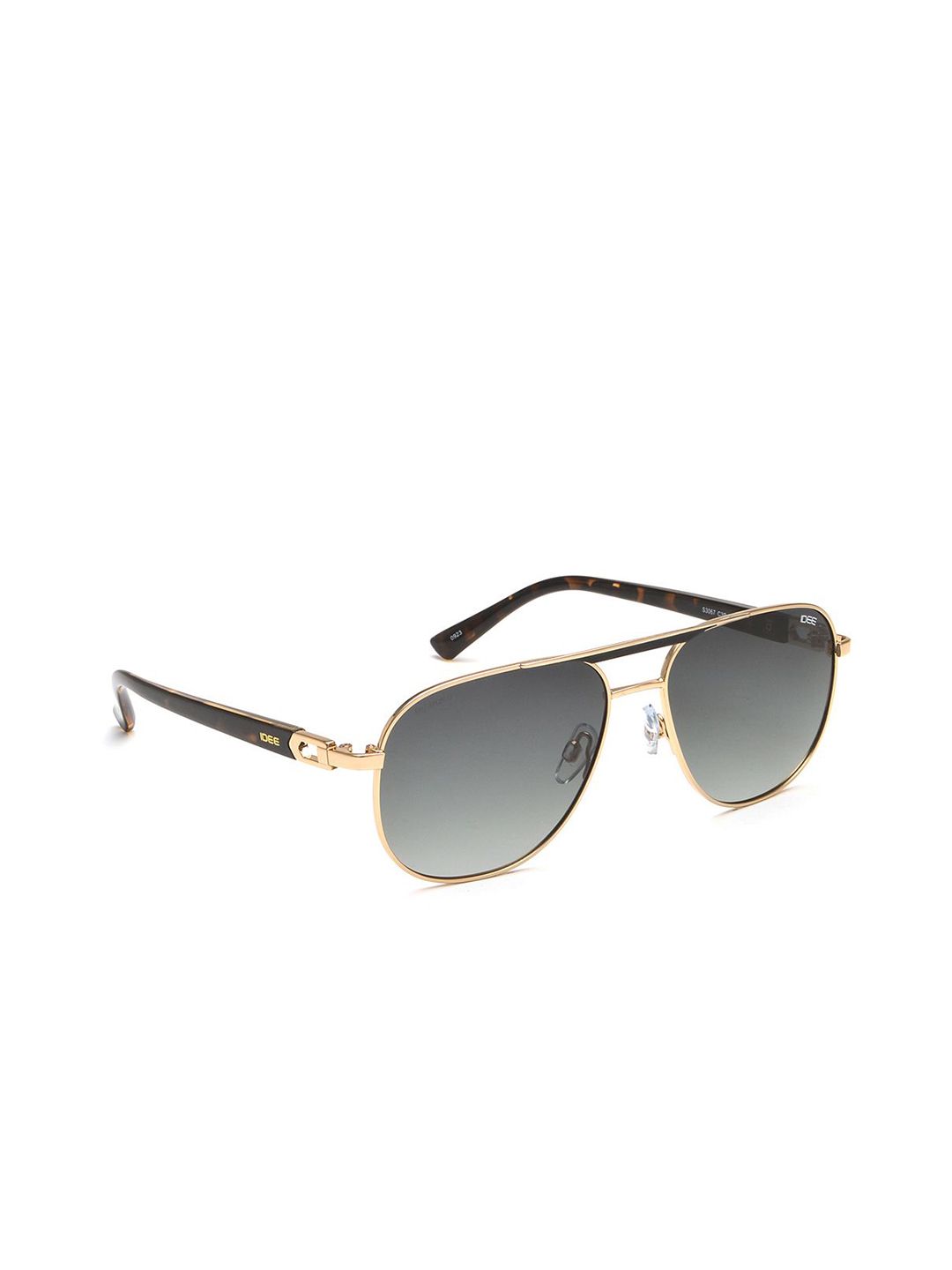 IDEE Men Aviator Sunglasses with Polarised and UV Protected Lens IDS3067C3PSG