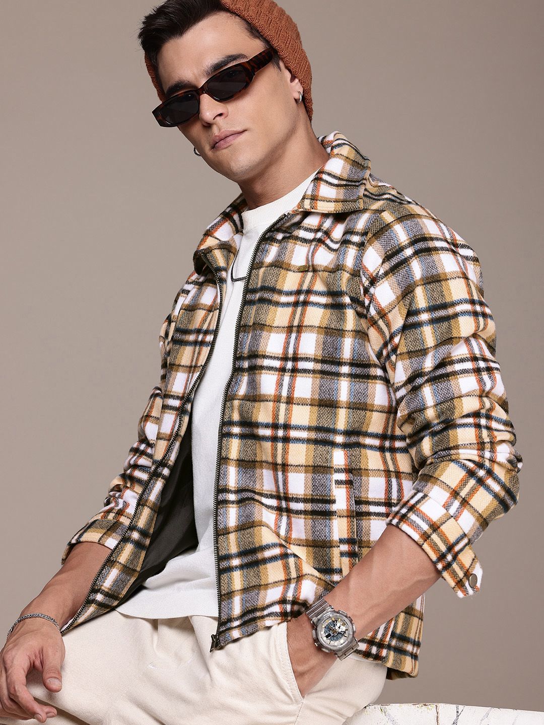 The Roadster Life Co. Checked Tailored Jacket