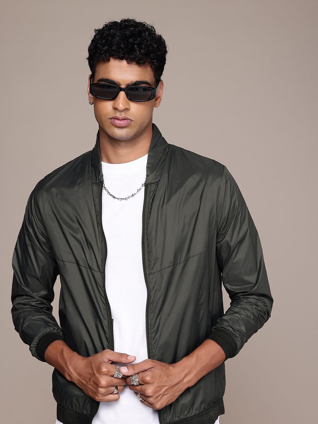 The Roadster Life Co. Mandarin Collar Tailored Jacket