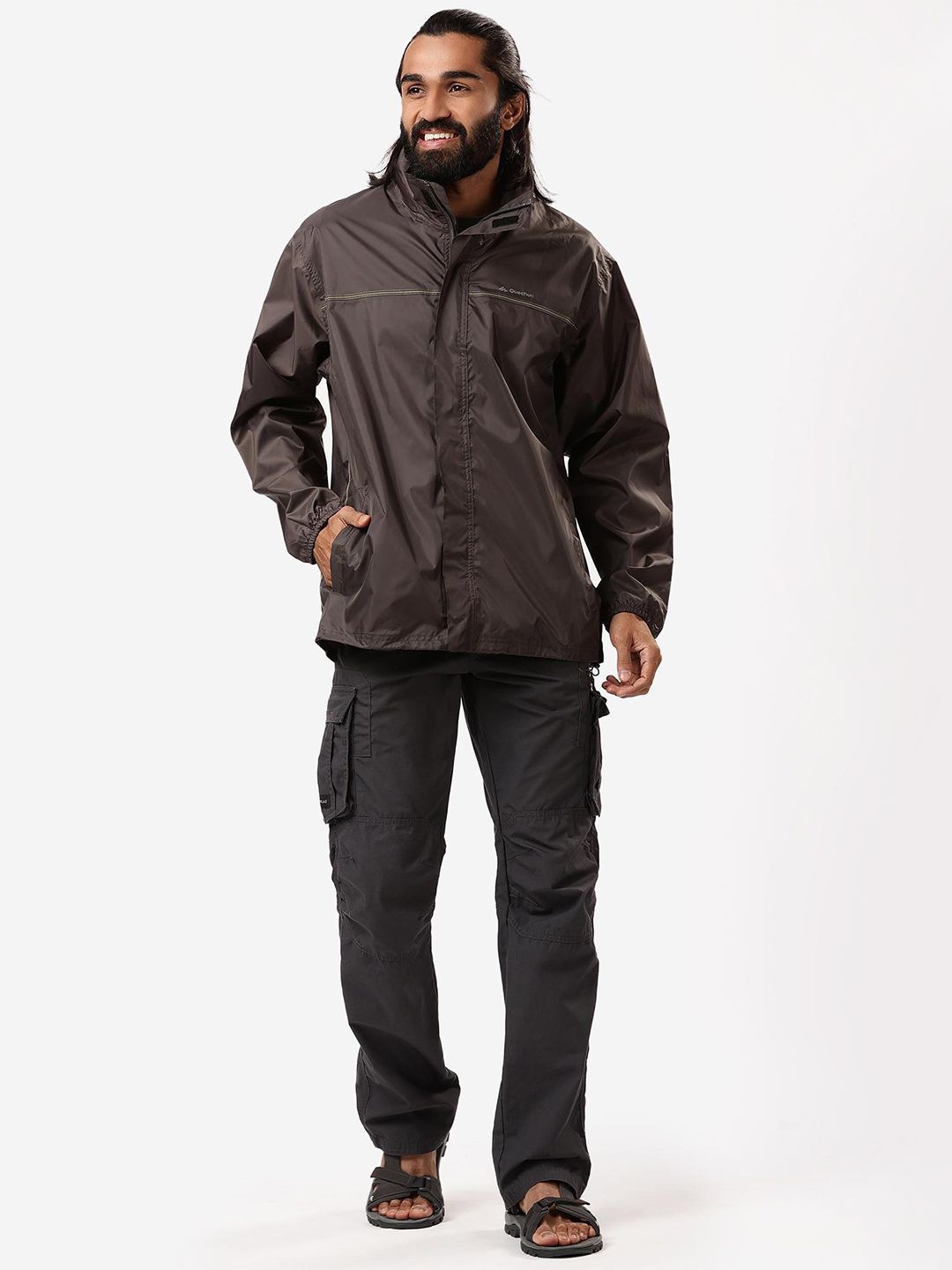 Buy Decathlon QUECHUA - Men Dual Tone Blue Full Zip Compact