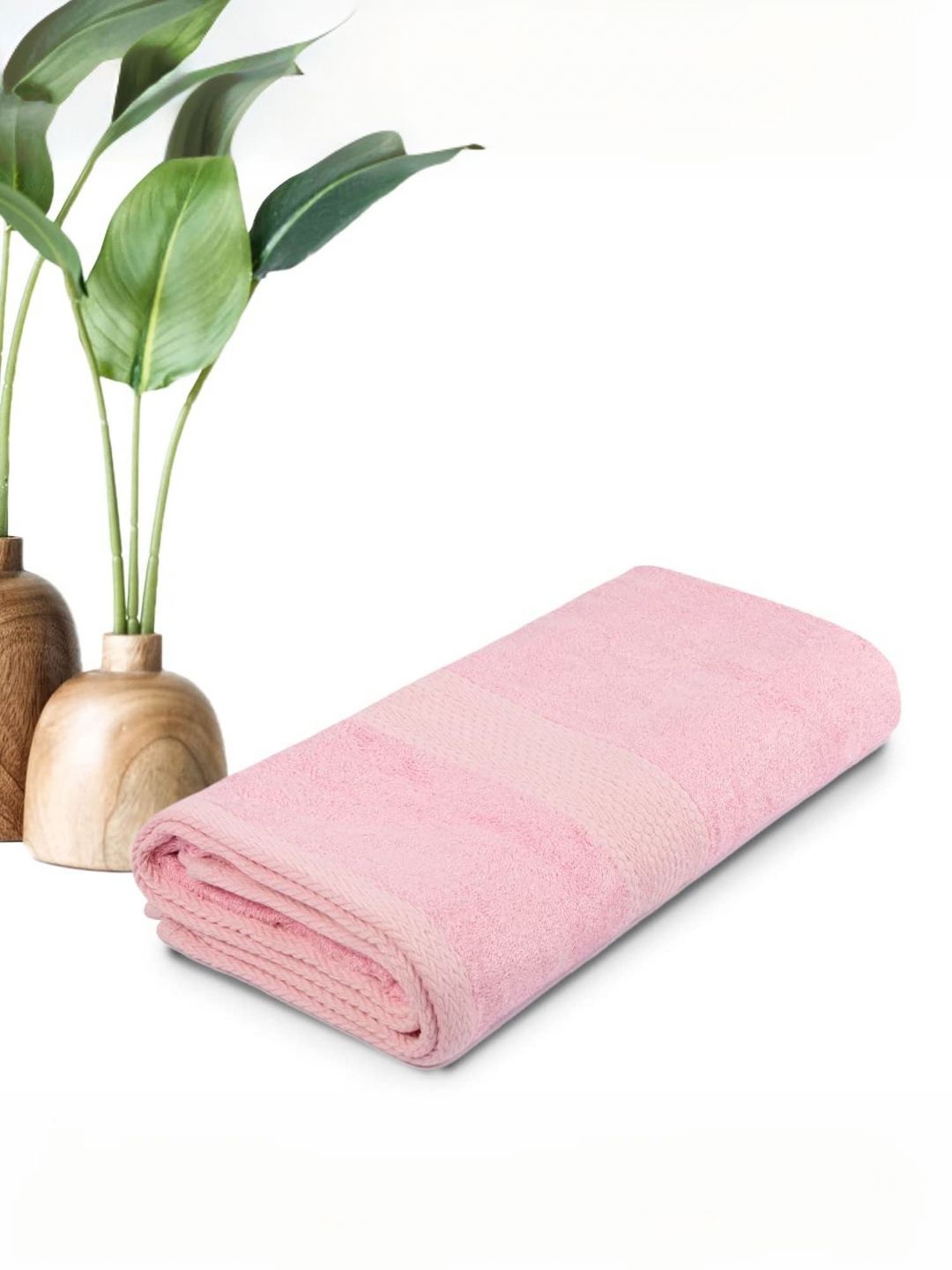 BePlush Pink Bamboo 450 GSM Bath Towel