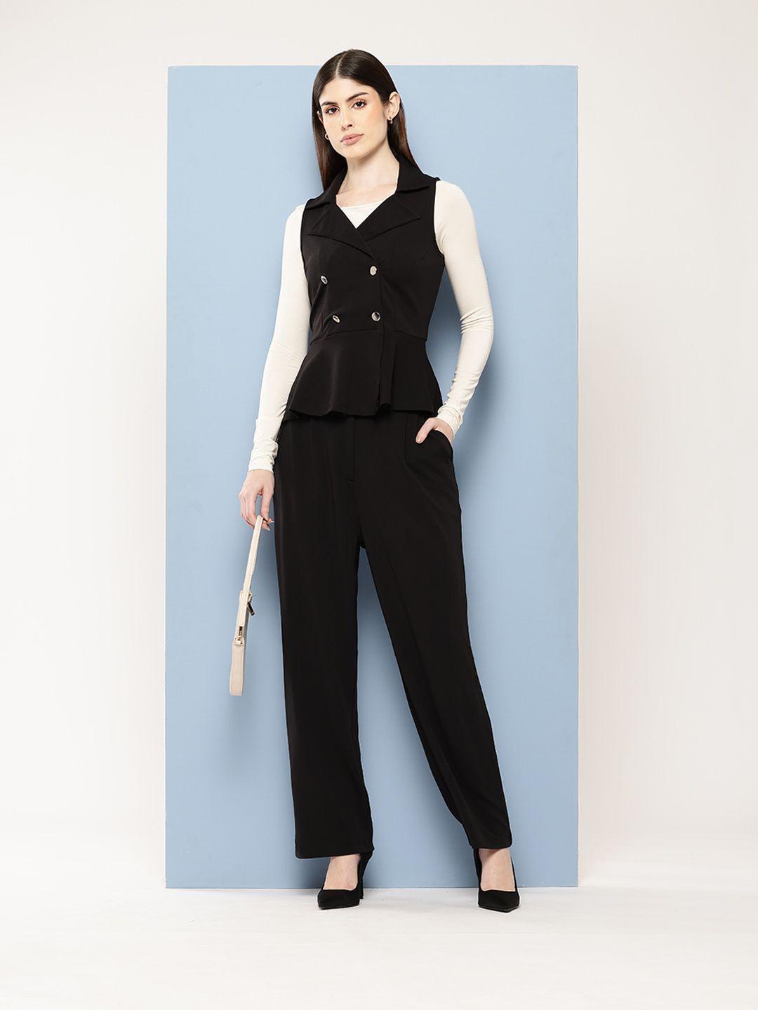 Buy Chemistry Sleeveless Waistcoat With Trousers Co-Ord Set - Co