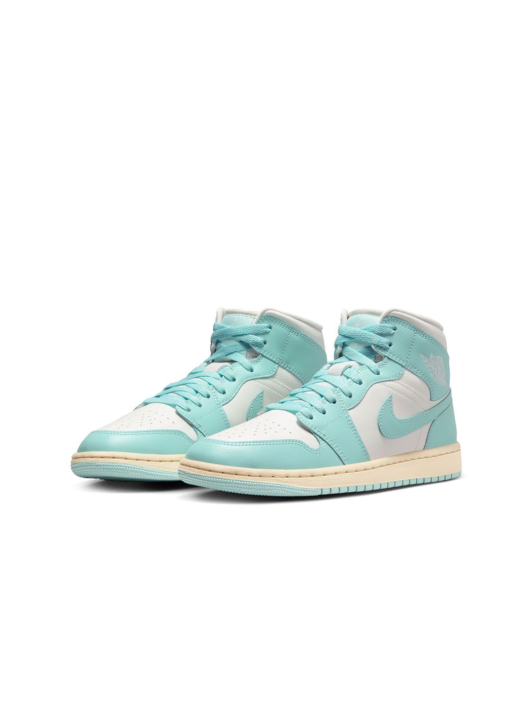 Nike Air Jordan 1 Mid Women's Leather Shoes