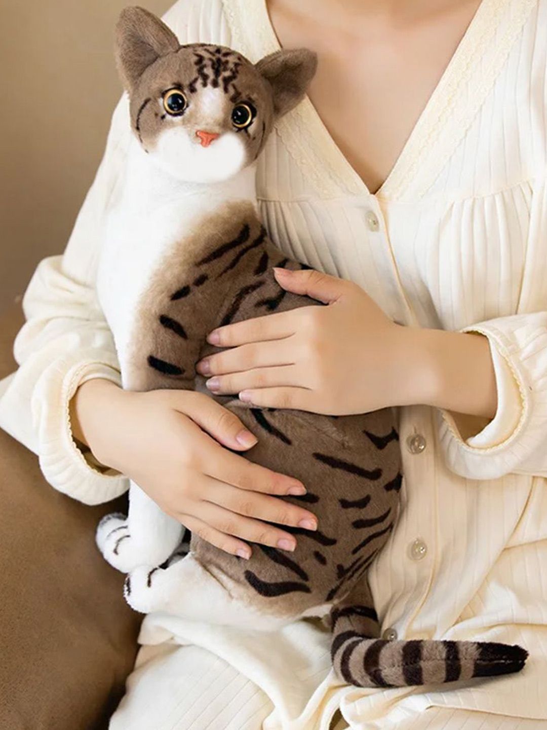 Buy Adbeni Cute Cat Soft Toy - Soft Toys and Dolls for Unisex