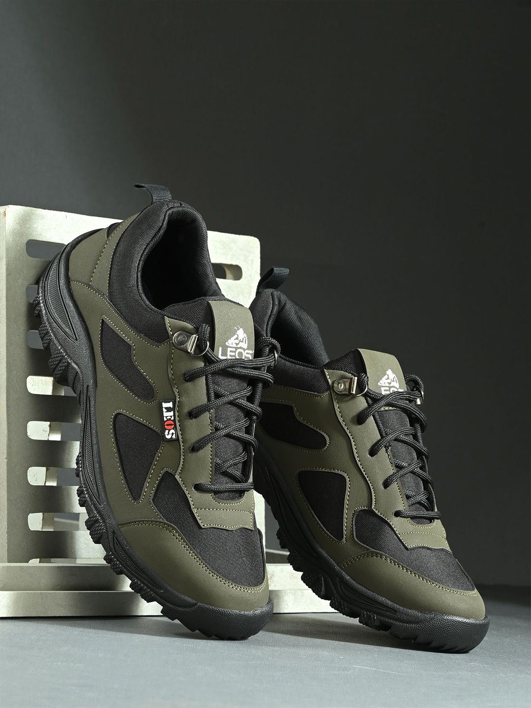 Leo's Fitness Shoes Men Canvas Trekking Shoes LFS2979