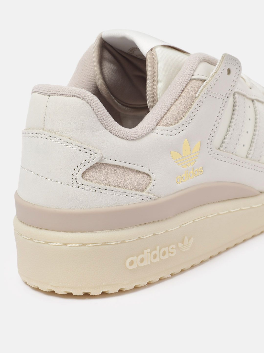 adidas originals forum 84 low sneakers in neutral tones
