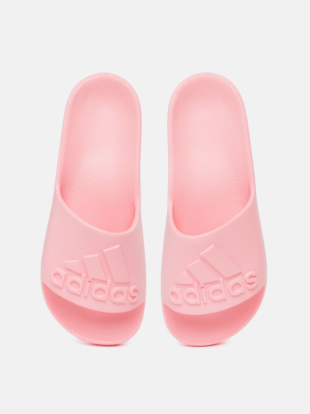 ADIDAS Unisex Aquo Slip On Brand Logo Embossed Sliders