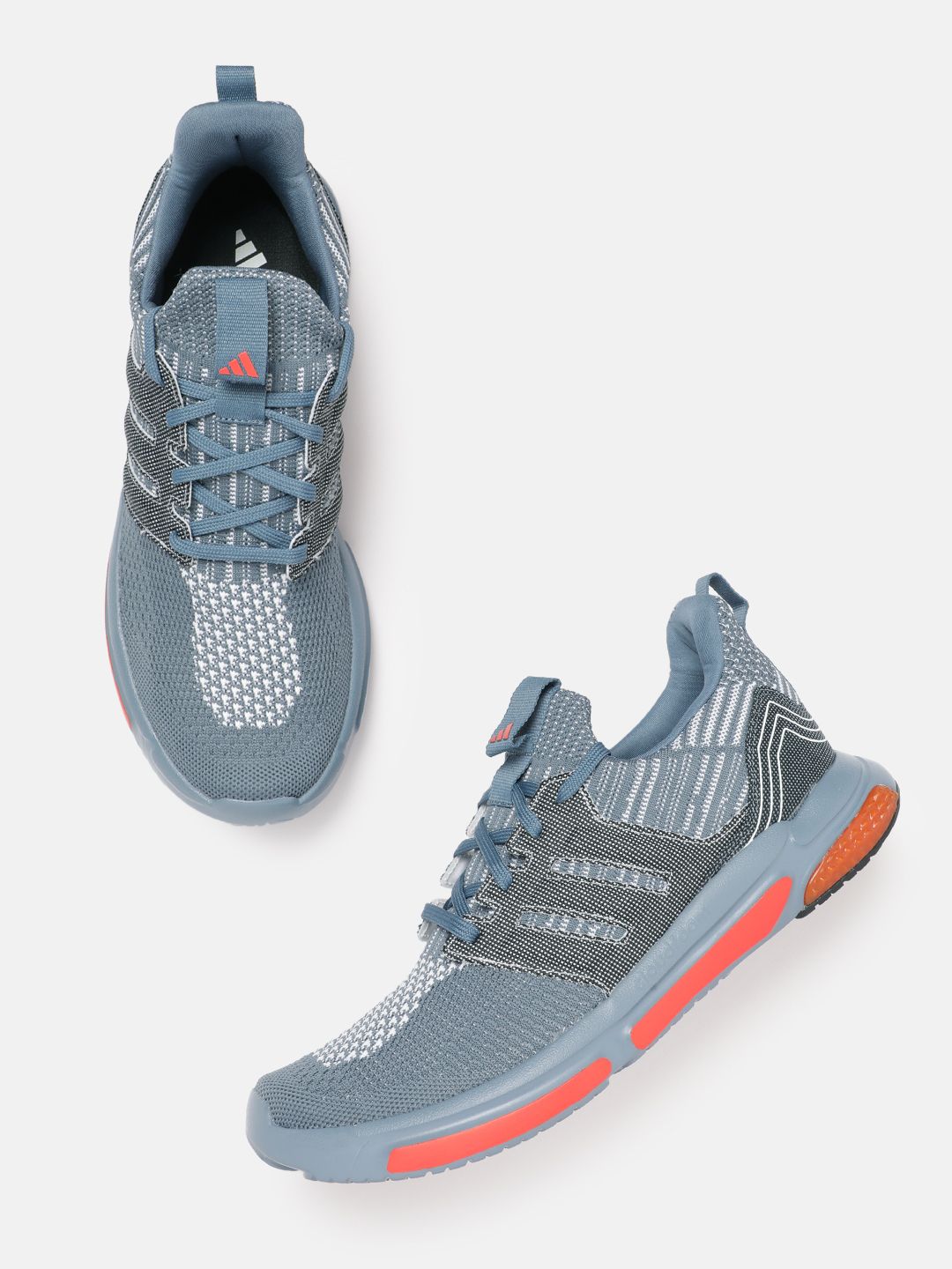 ADIDAS Men Woven Design Track-Tech Running Shoes