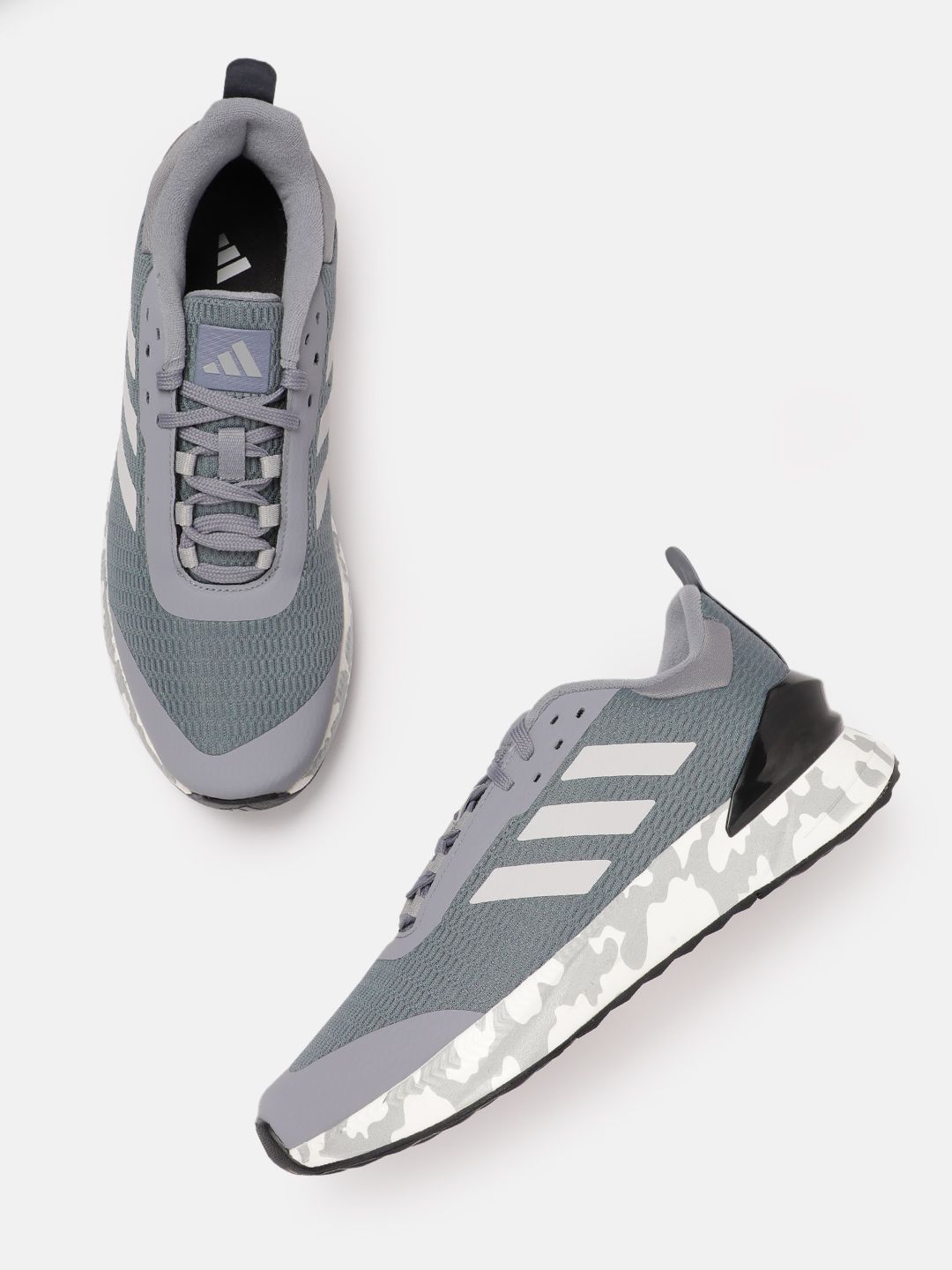 ADIDAS Men Woven Design Lightrun Edge Force Running Shoes