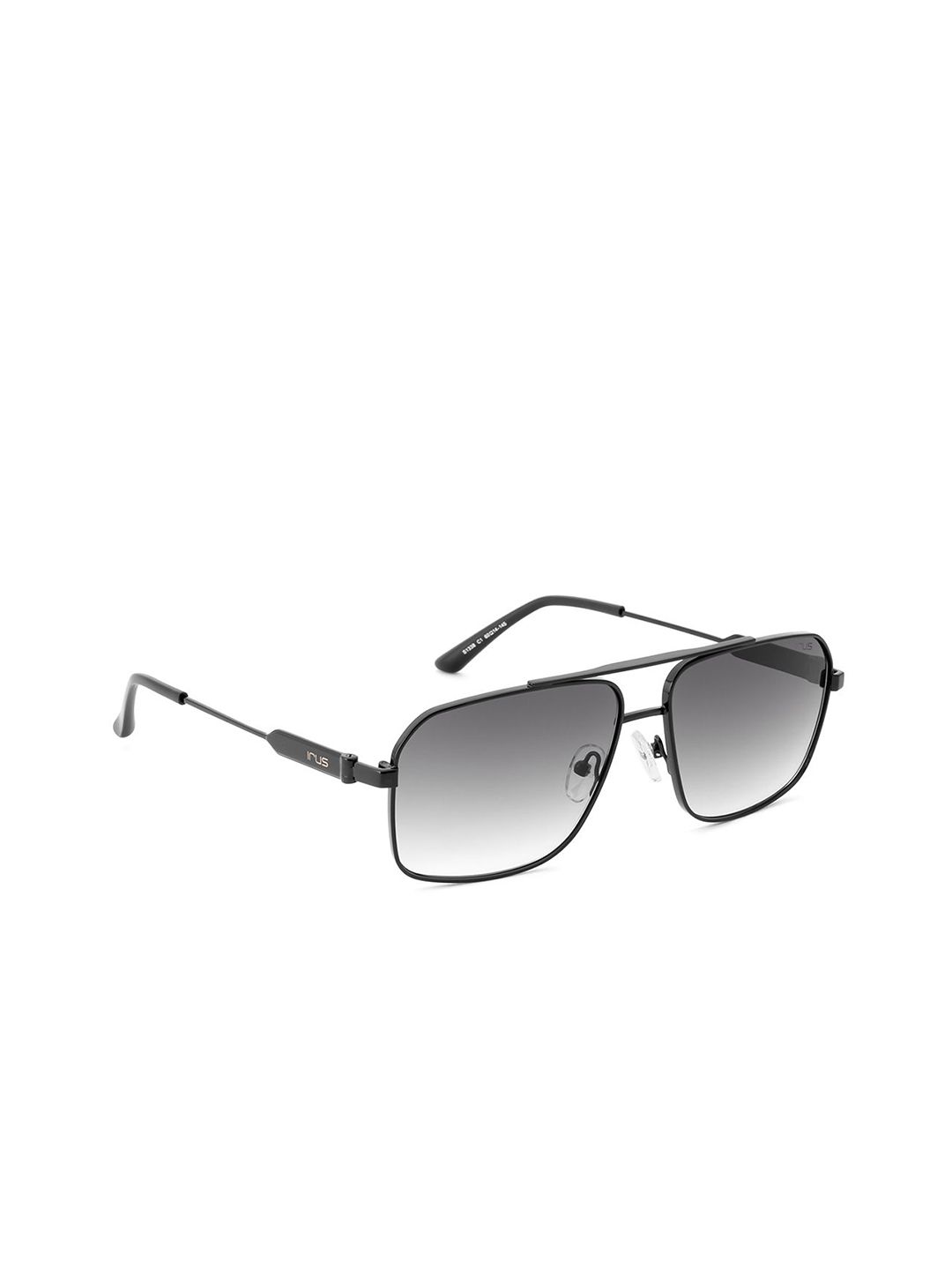 IRUS by IDEE Men Square Sunglasses with UV Protected Lens IRS1338C1SG