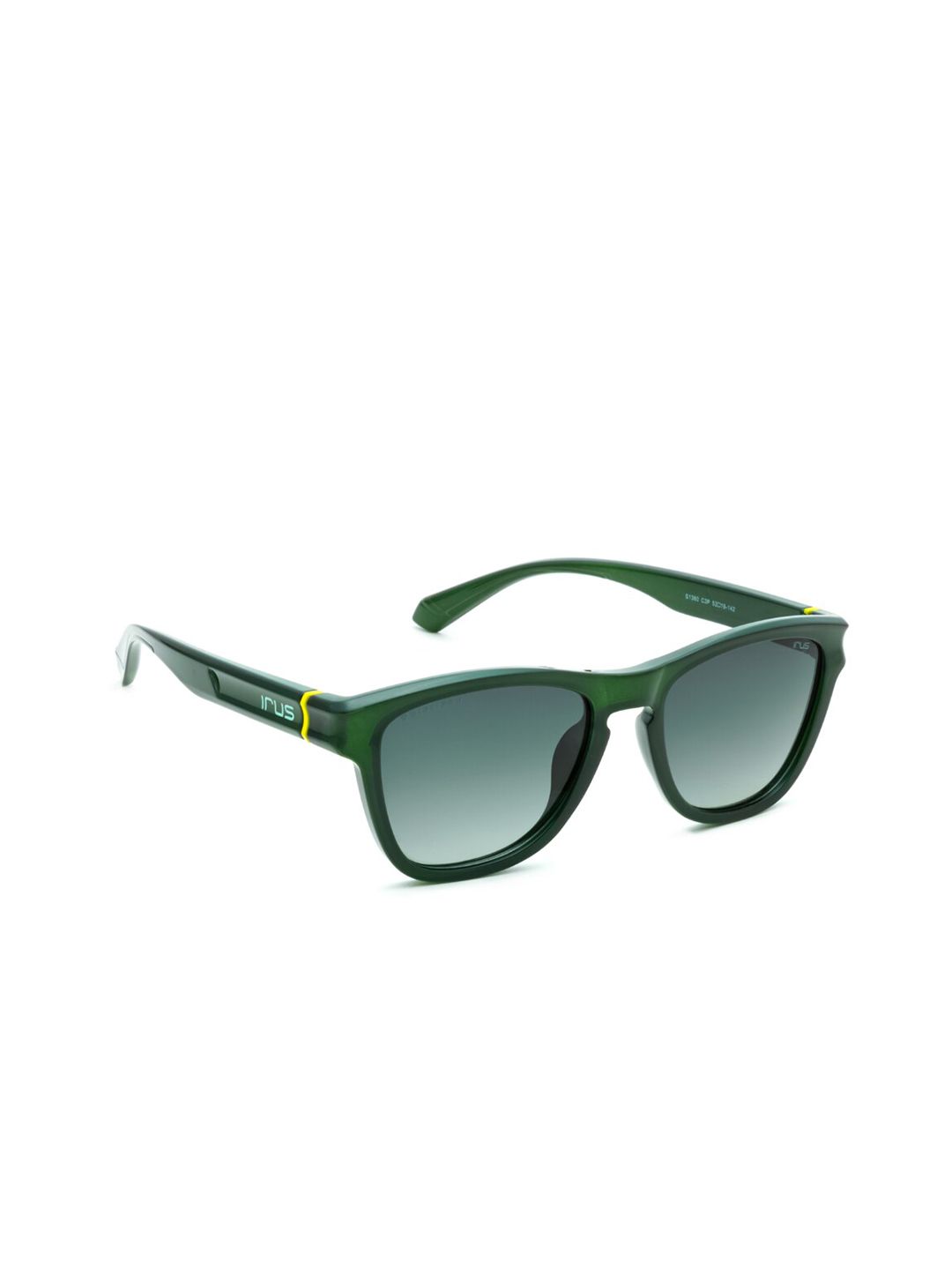 IRUS by IDEE Men Wayfarer Sunglasses with Polarised and UV Protected Lens IRS1360C3PSG
