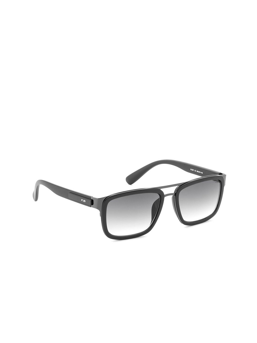 IRUS by IDEE Men Rectangle Sunglasses with UV Protected Lens IRS1337C5SG