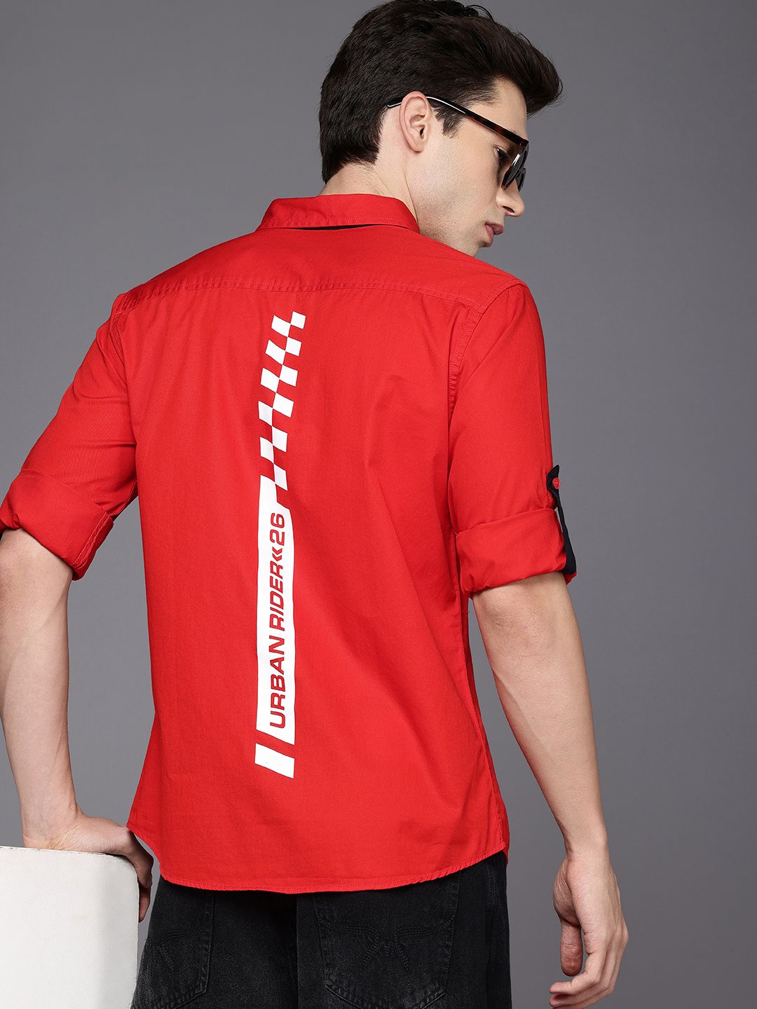 Buy Ducati Typography Printed Roll-Up Sleeves Pure Cotton Casual