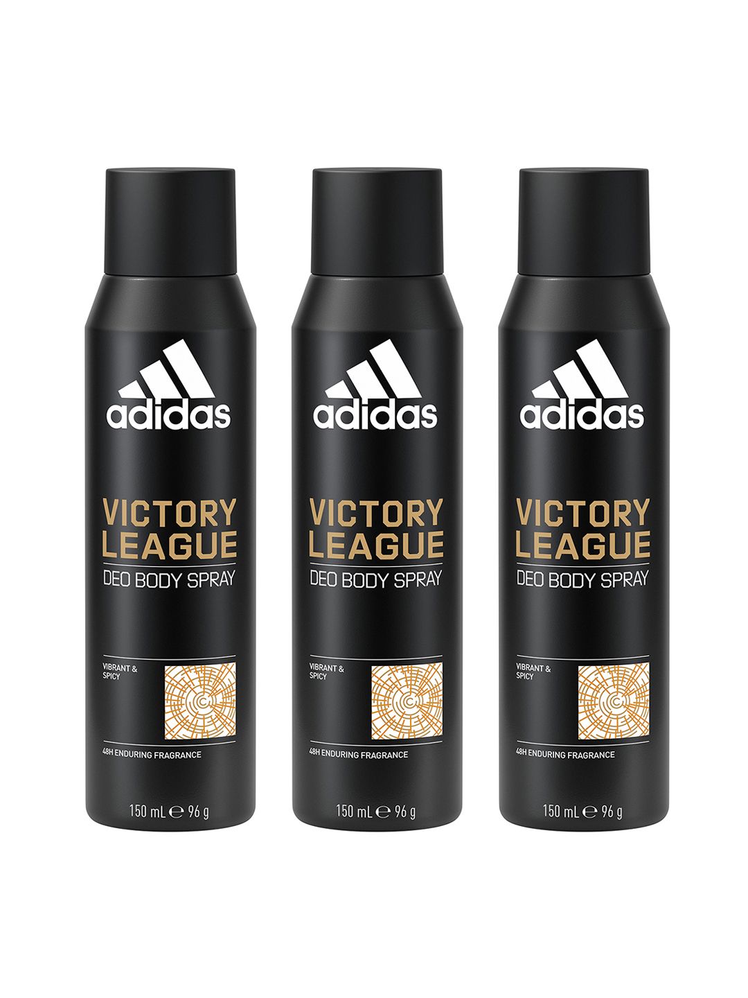 ADIDAS Men Set Of 3 Victory League Long Lasting Deo Body Sprays - 96g Each