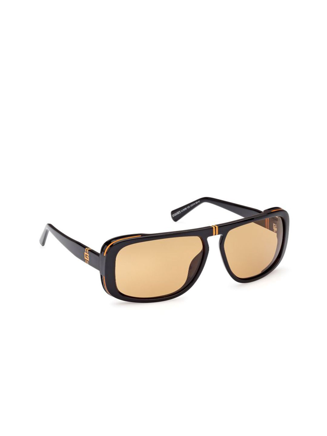 GUESS Men Rectangle Sunglasses with UV Protected Lens GUS0008201E62SG