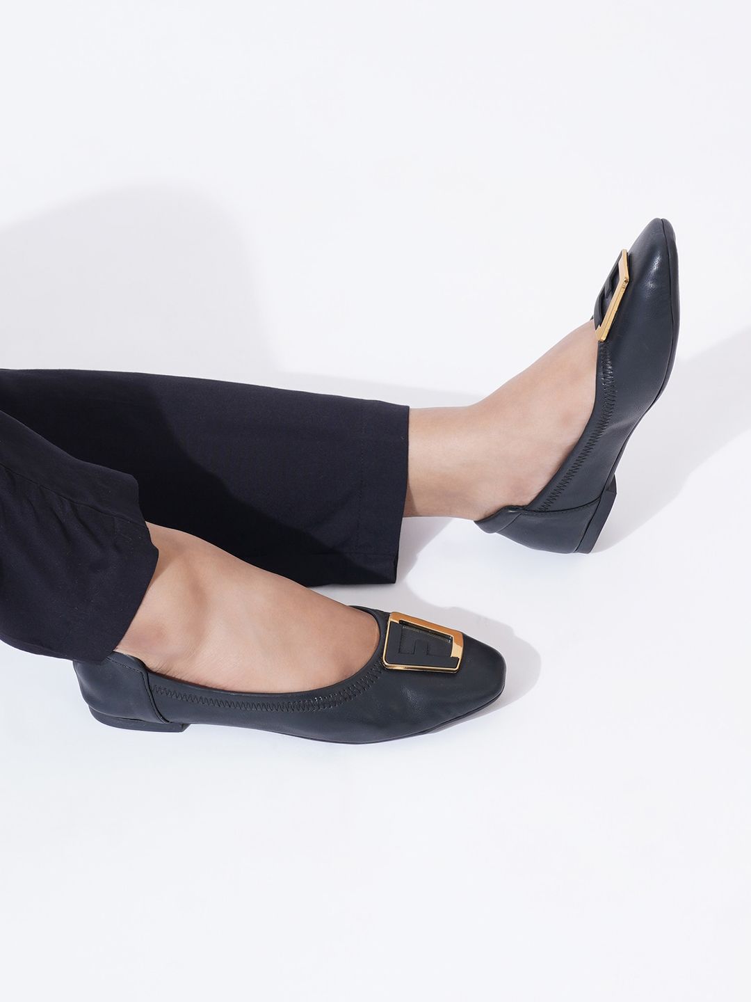 Sherrif Shoes Women Ballerinas with Western - Embellished