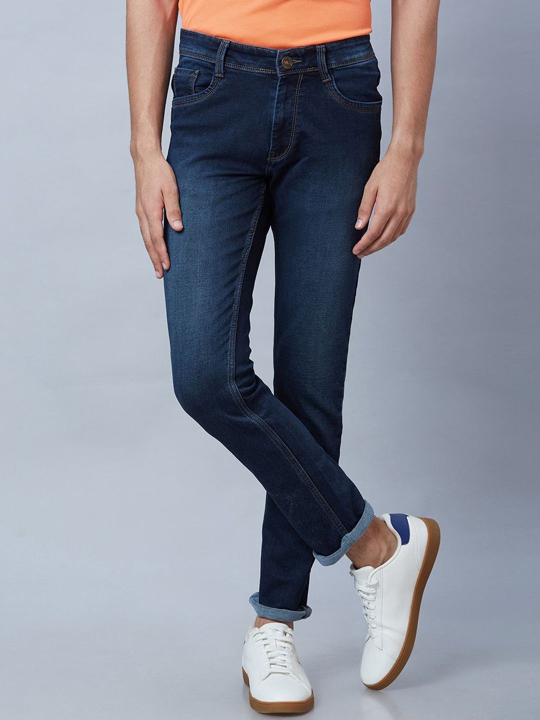 Park Avenue Men Slim Fit Light Fade Jeans