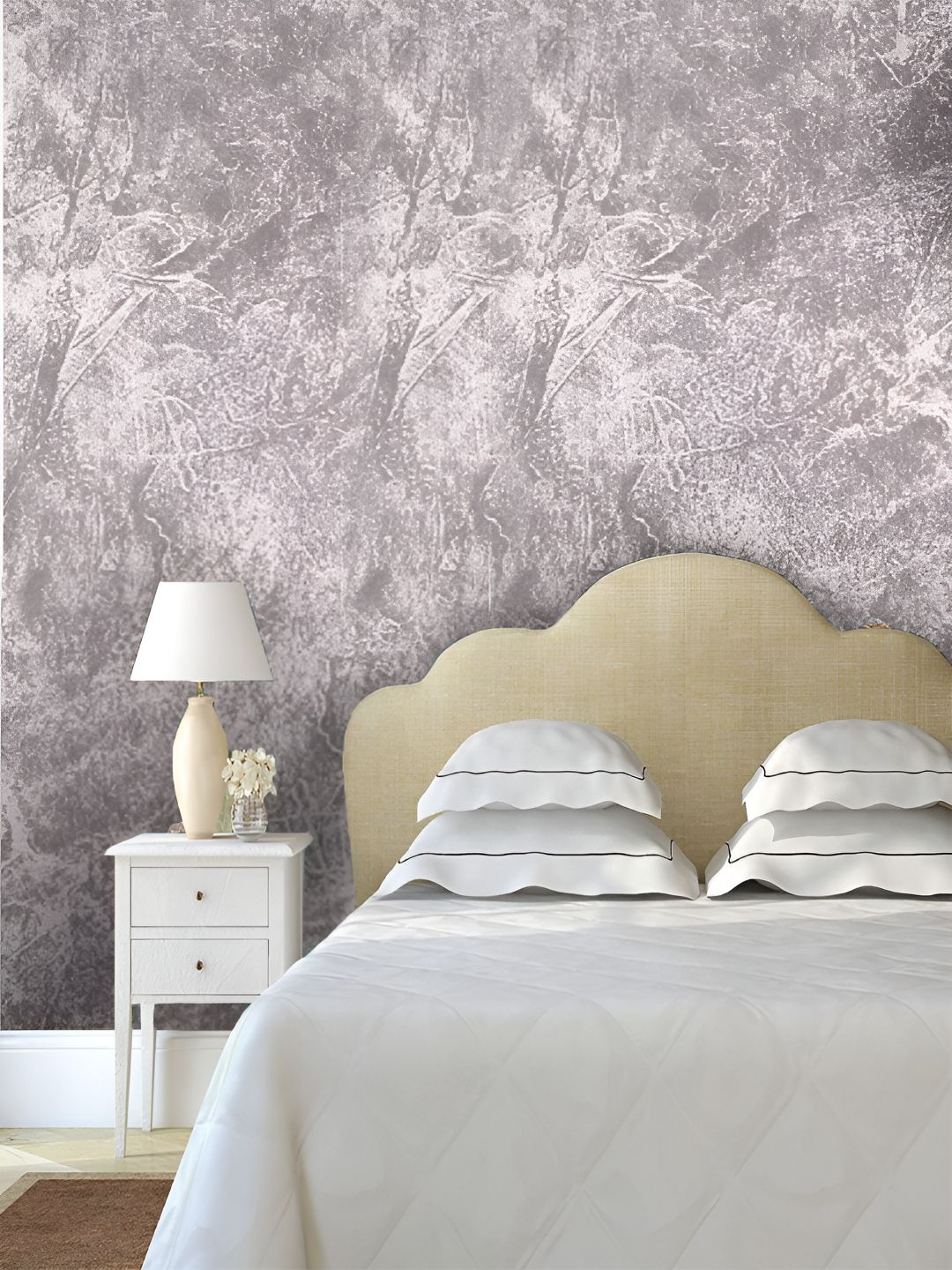 Asian royal Asian royal Grey Abstract Printed Self Adhesive Heat Resistant Waterproof Wall Sticker