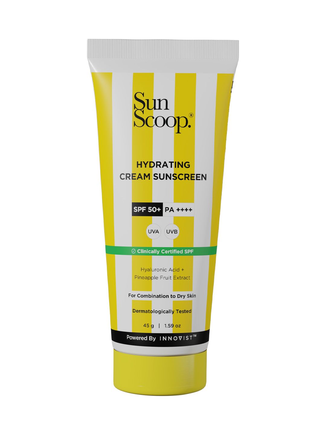 SunScoop Hydrating Cream Sunscreen SPF 50+ PA++++ - 45g