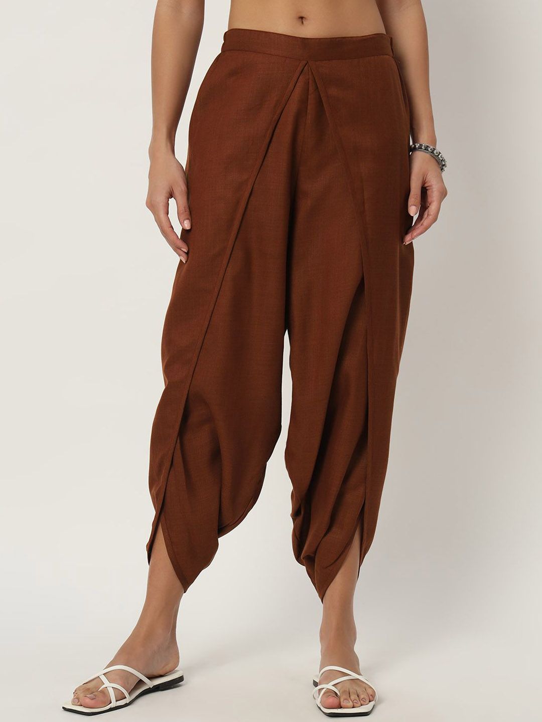 9rasa Women Cotton Dhoti Pants