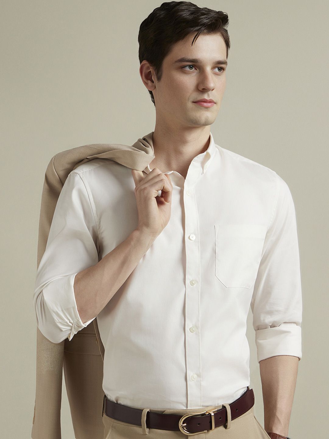 Louis Philippe Louis Philippe Classic Fit Pure Cotton Formal Shirt
