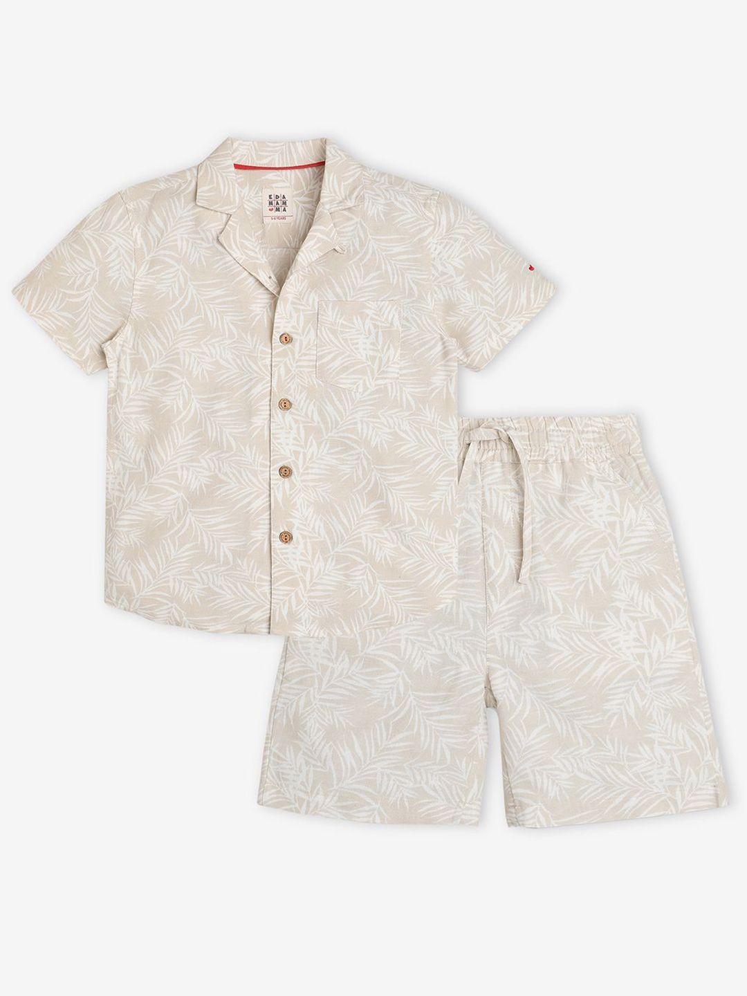 Ed-a-Mamma Boys Printed Shirt with Shorts