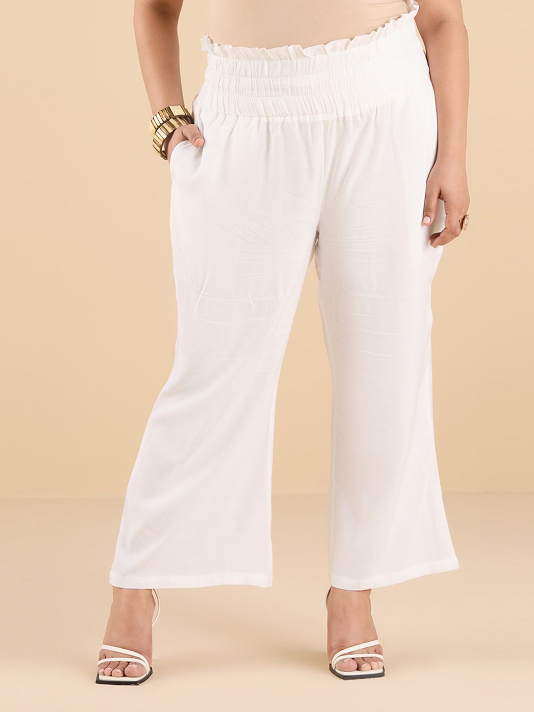Big Hello - The Plus Life Wide Leg Palazzos
