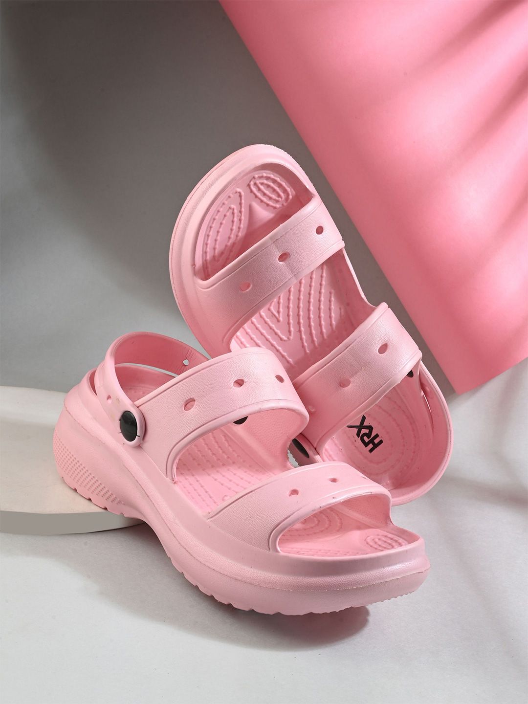 HRX by Hrithik Roshan Pink Women EVA Rubber Sliders