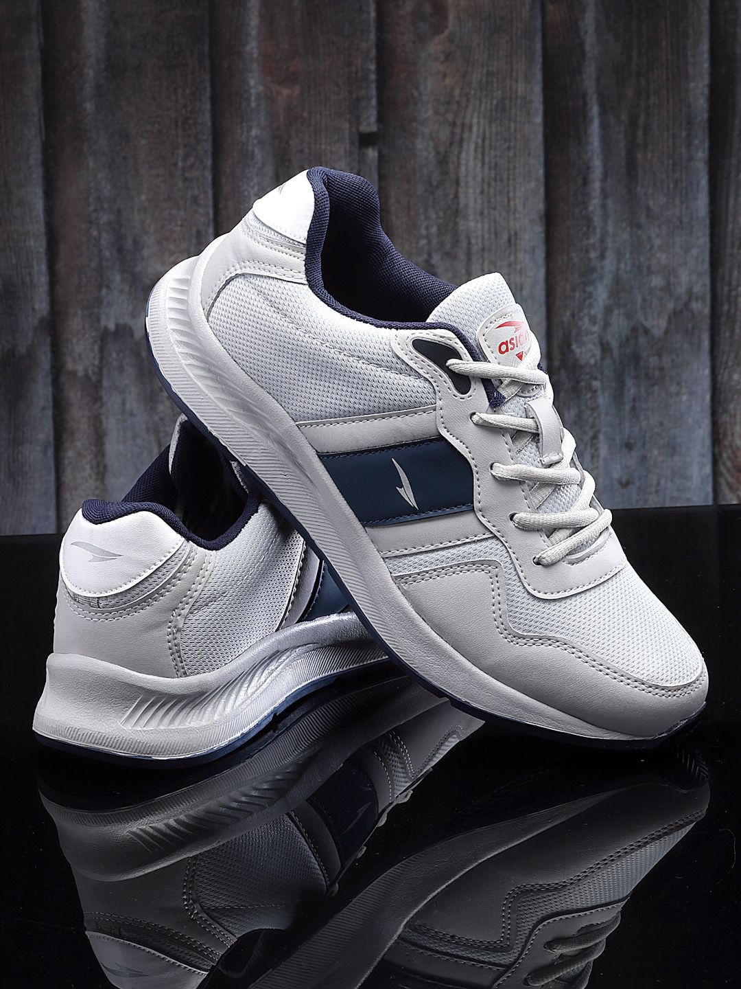 ASIAN Men Round Toe Comfort Insole Mesh Sneakers