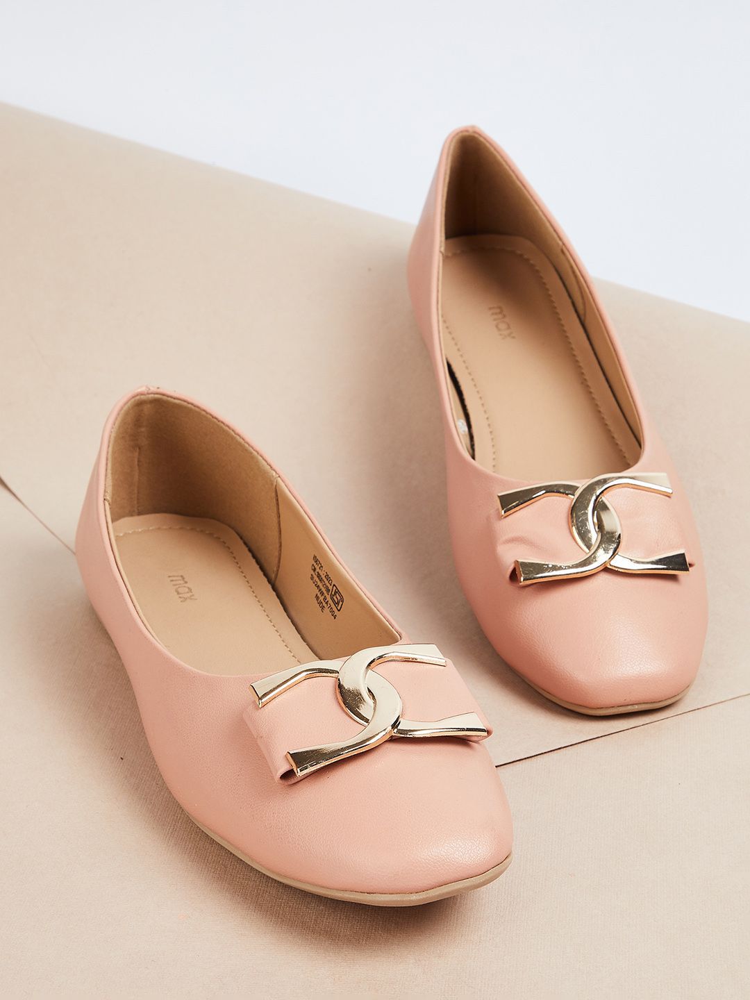 max Women Ballerinas with Bows Flats