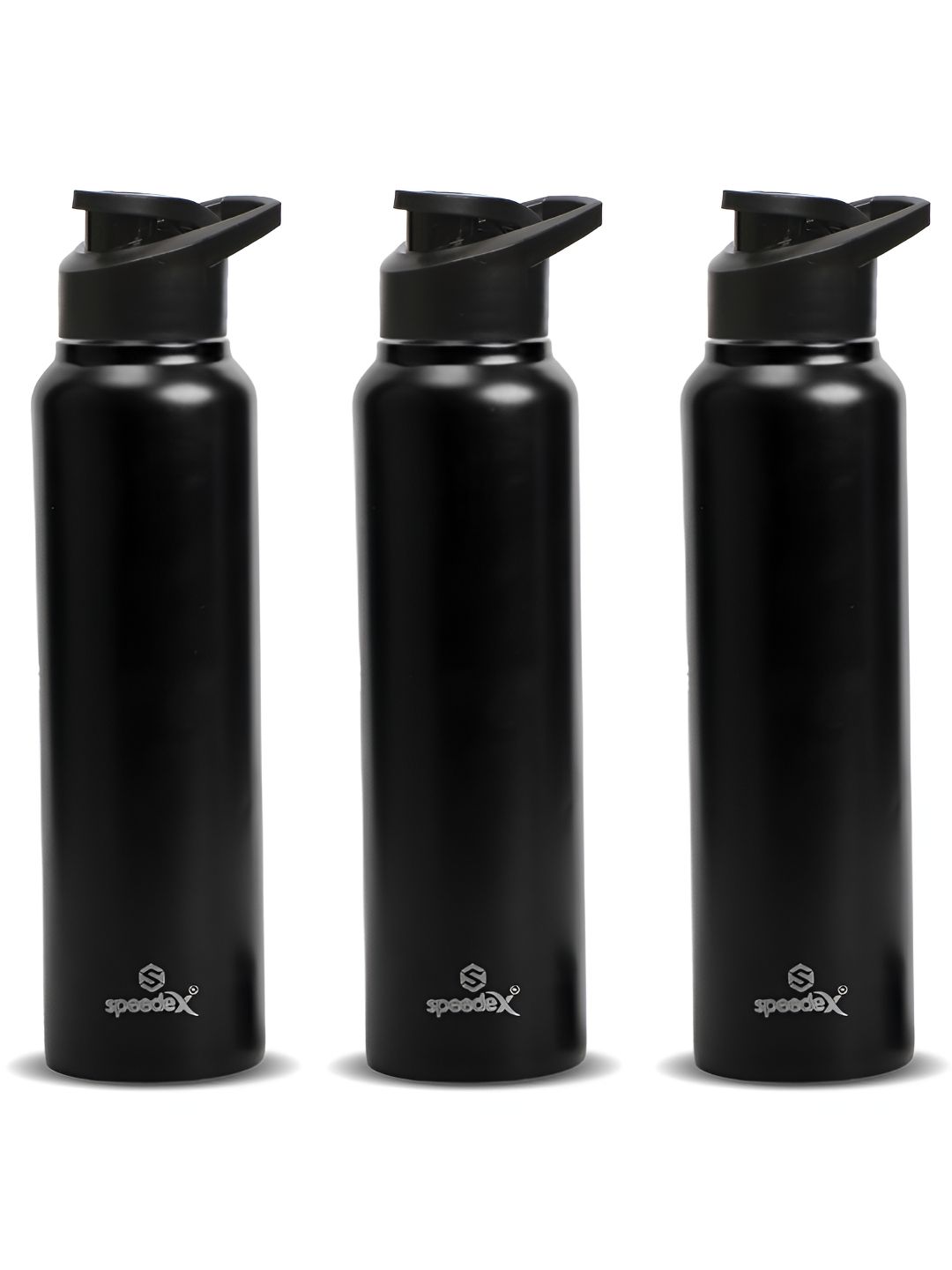 Speedex Black Brand Logo Stainless Steel Spill Proof 3 Piece Sipper - 1L