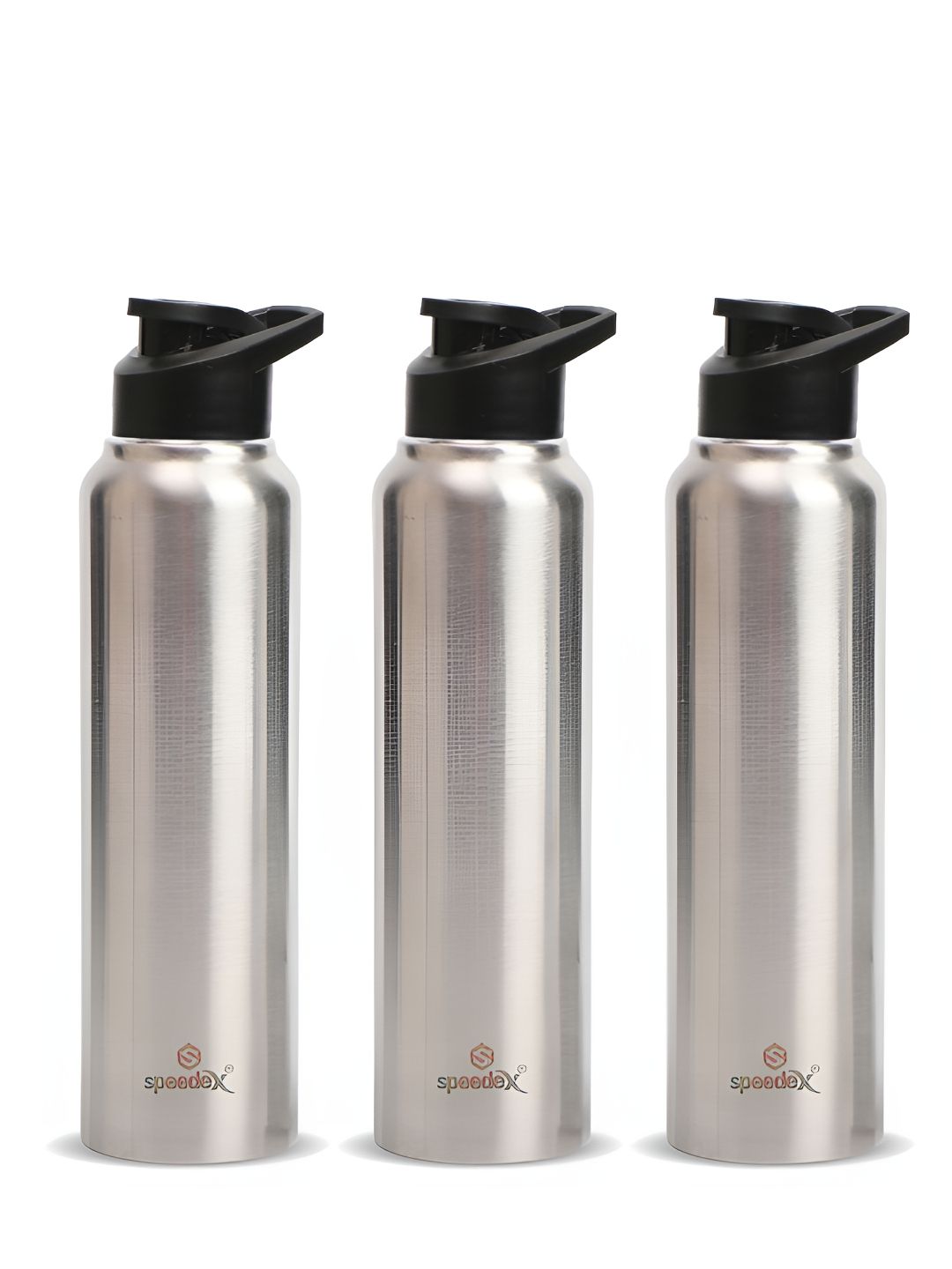 Speedex Silver Brand Logo Stainless Steel Spill Proof 3 Piece Sipper - 1L