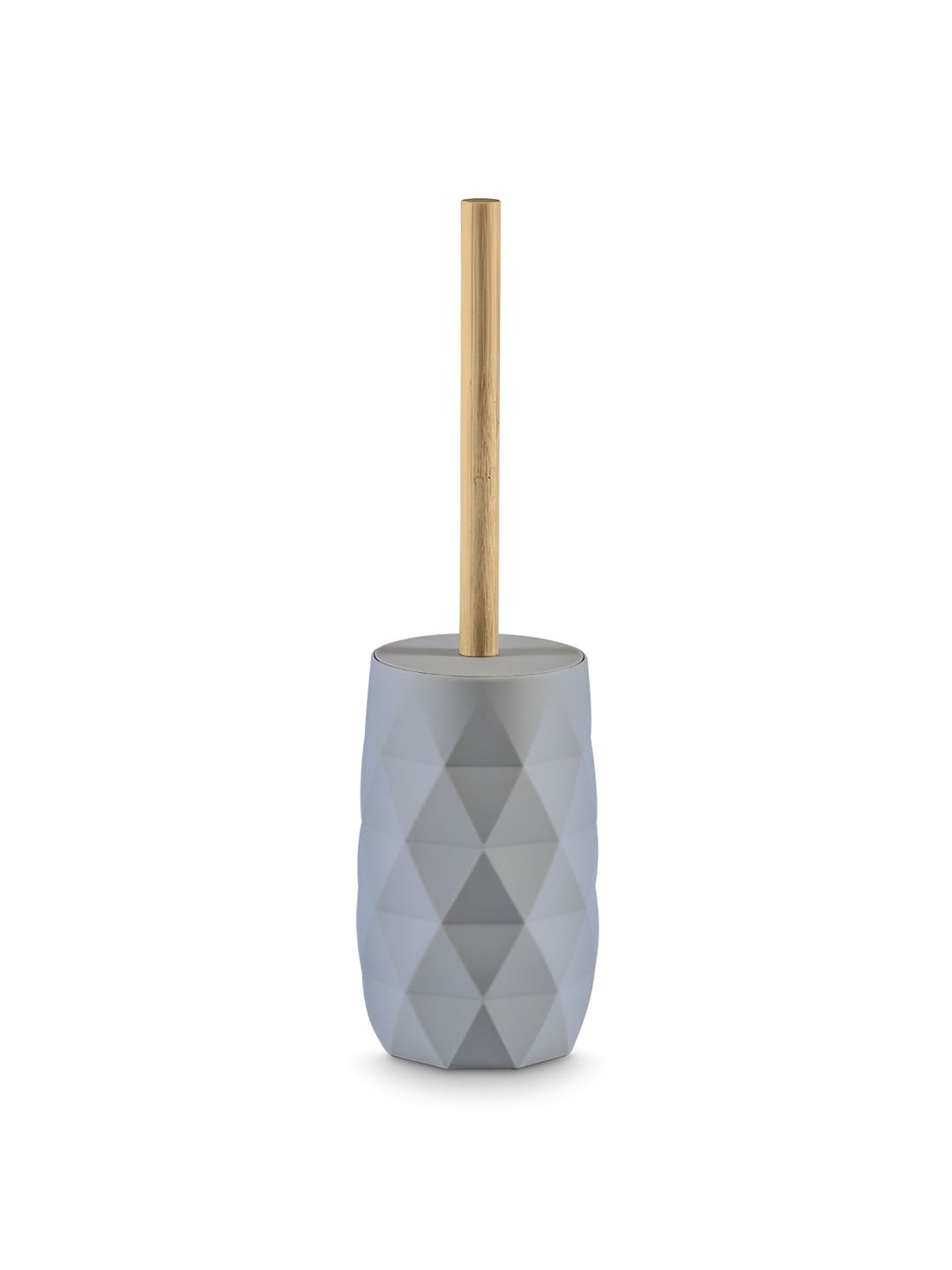 Freelance Grey Textured Toilet Brush Holder
