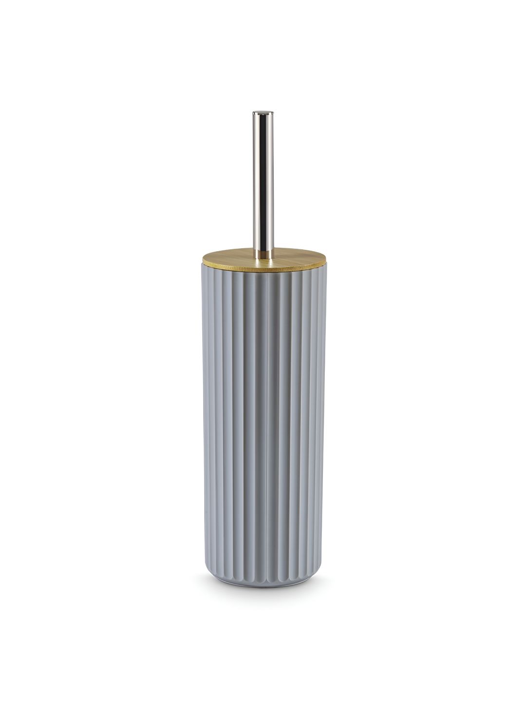 Freelance Grey Textured  Glossy Toilet Brush Holder