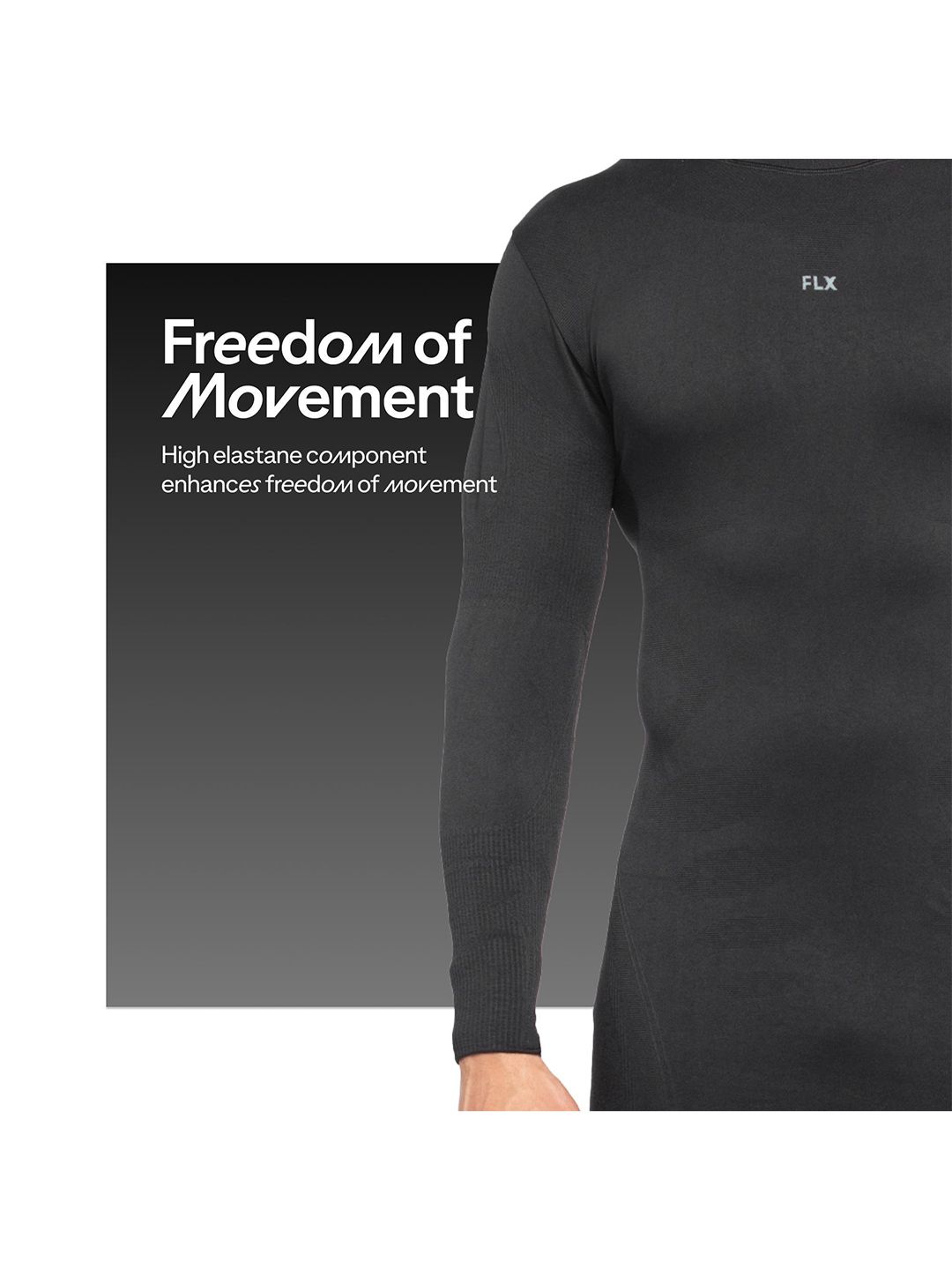 Buy Decathlon FLX - Men Black Uv Protection Cricket Compression T