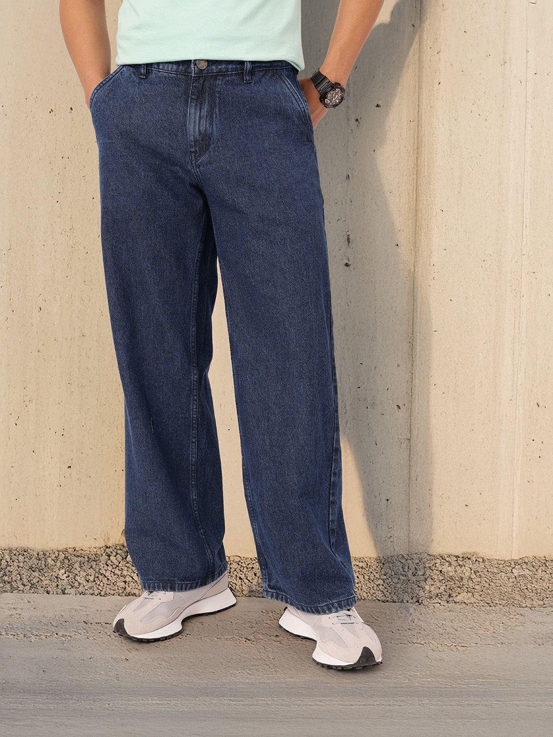 Kook N Keech Men Urban Cool Straight Fit Light Fade Jeans deal from myntra