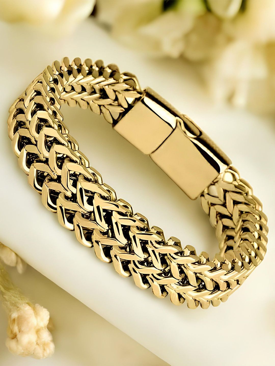 Buy KARISHMA KREATIONS Unisex Gold-Plated Link Bracelet - Bracelet