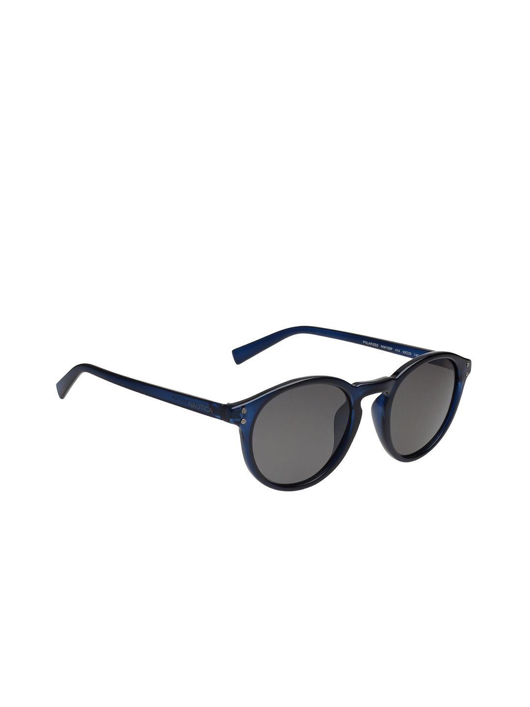 Nautica Unisex Round Sunglasses with Polarised & UV Protected Lens Nautica 3615P 414 49 S