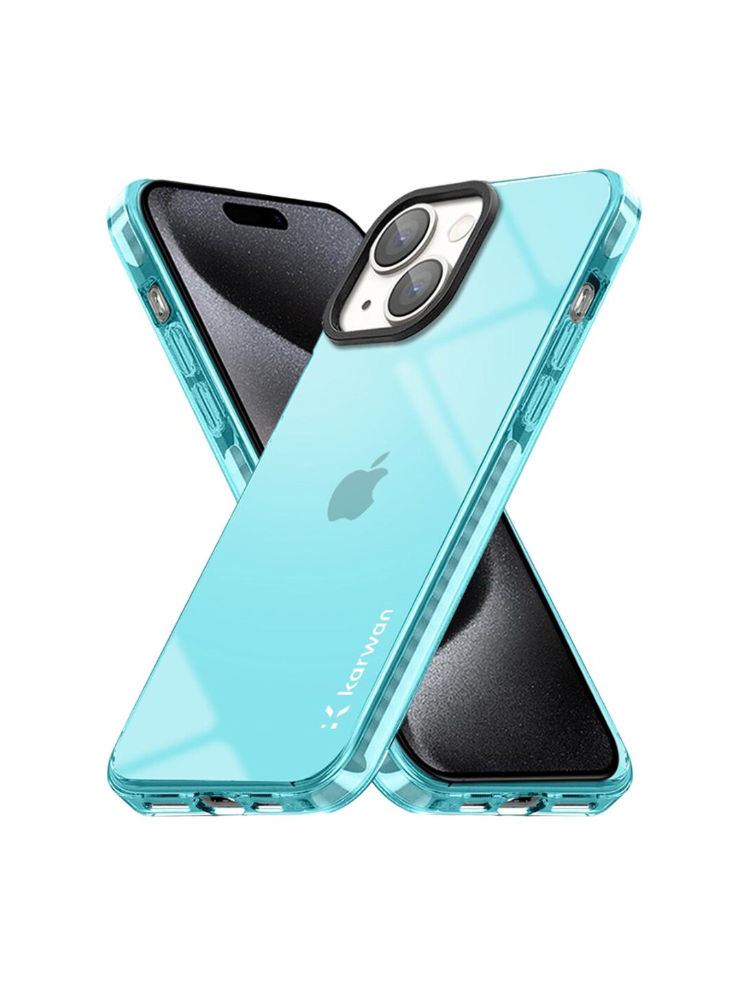 Karwan Solid Printed iPhone 15 Back Case Mobile Accessories
