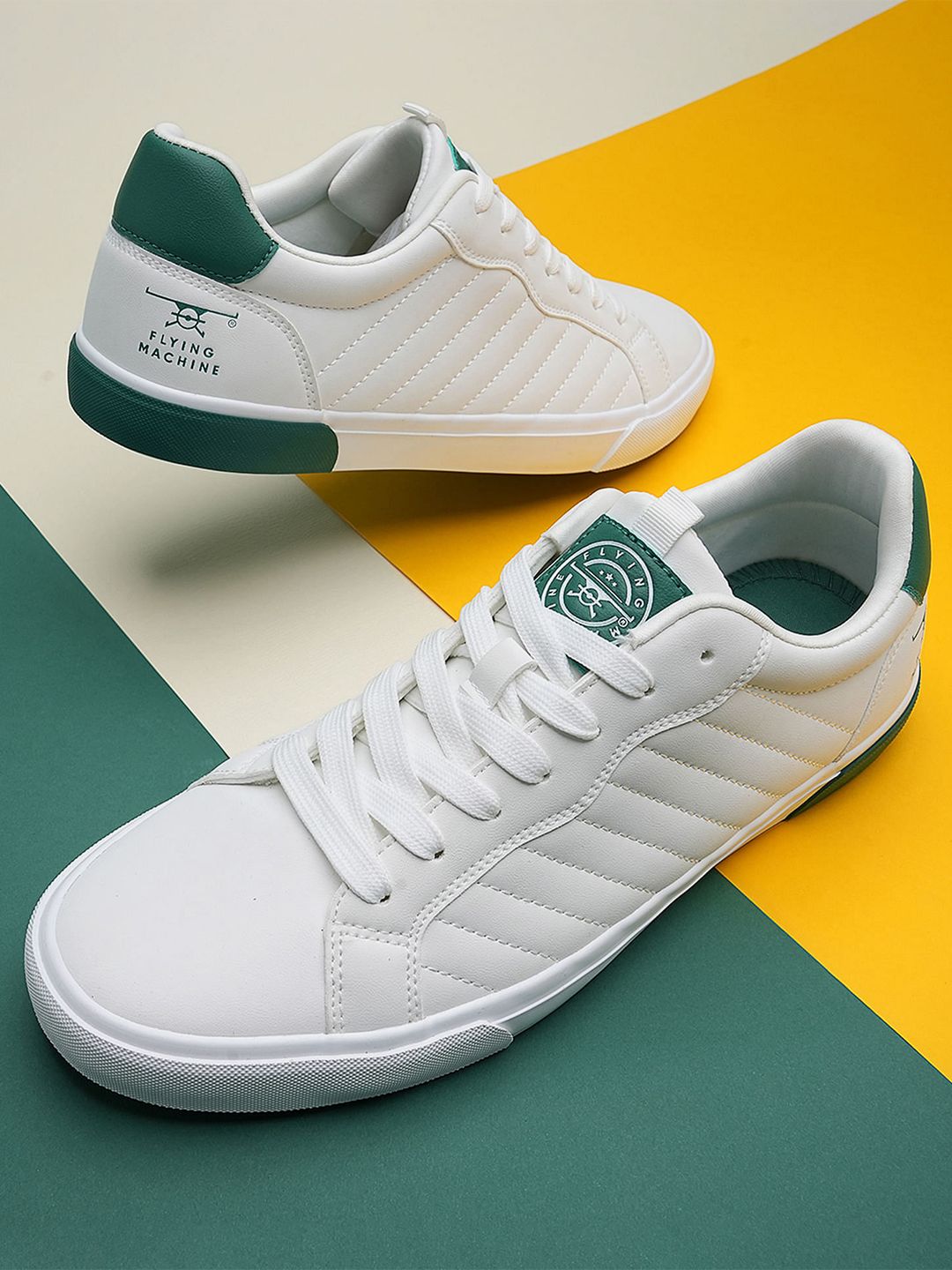 Flying Machine Men Round Toe Comfort Insole Sneakers