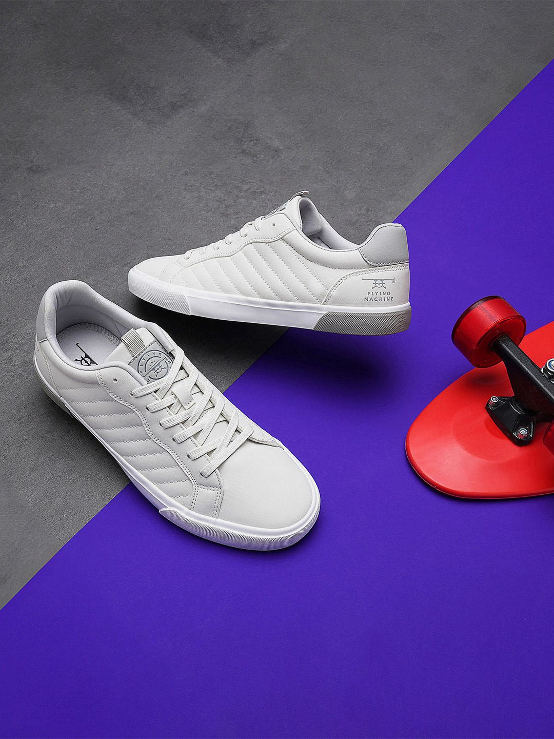 Flying Machine Men Round Toe Comfort Insole Sneakers