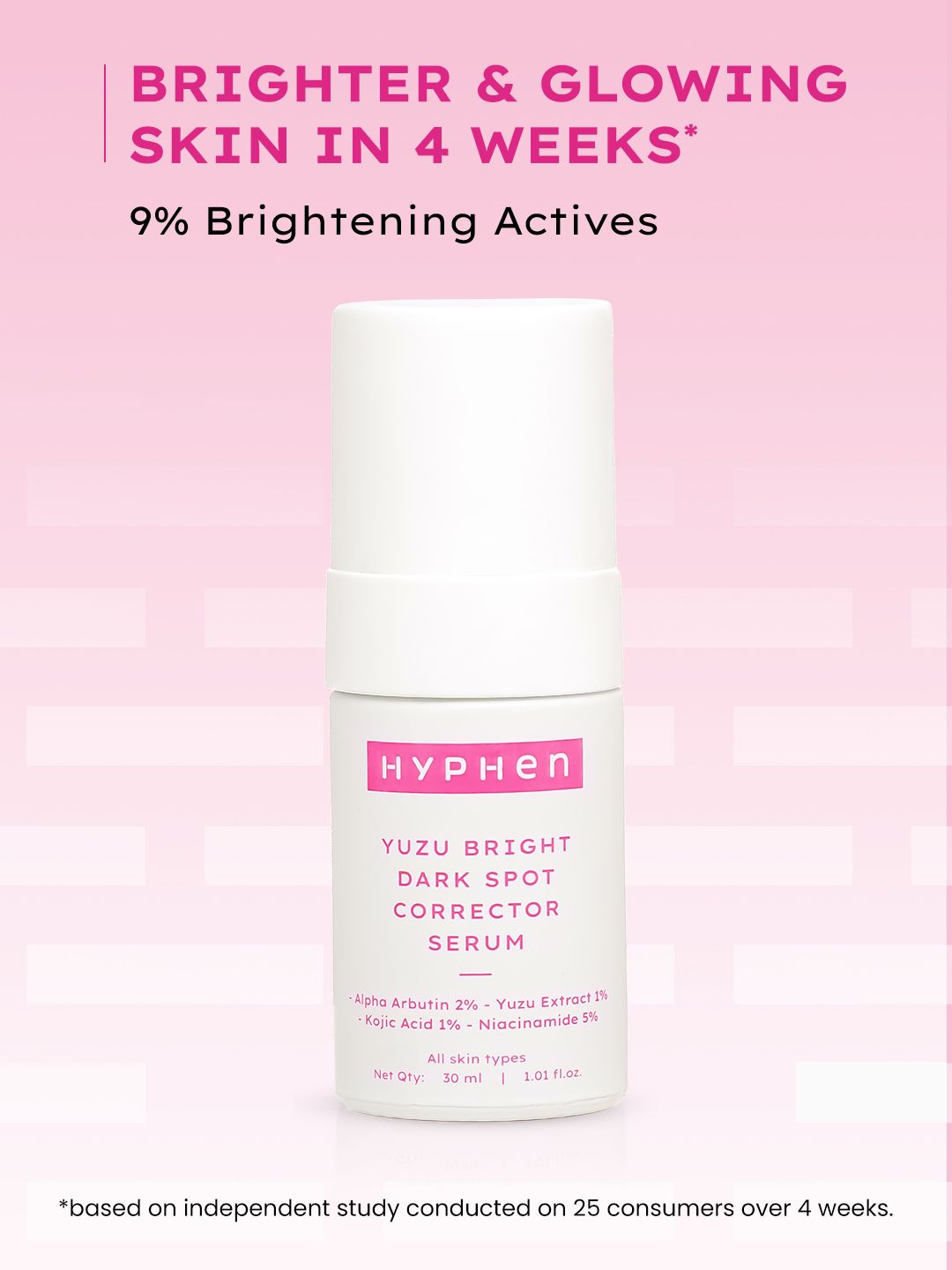 Hyphen Yuzu Bright Dark Spot Corrector Serum To Reduce Dark Spots & Pigmentation