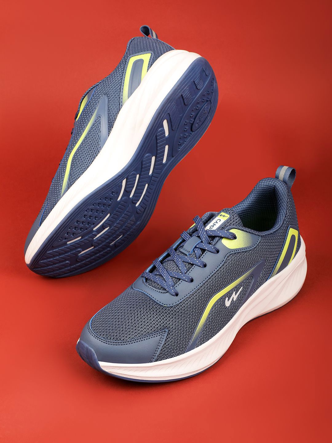 Campus Men XAVEN Mesh Running Non-Marking Shoes