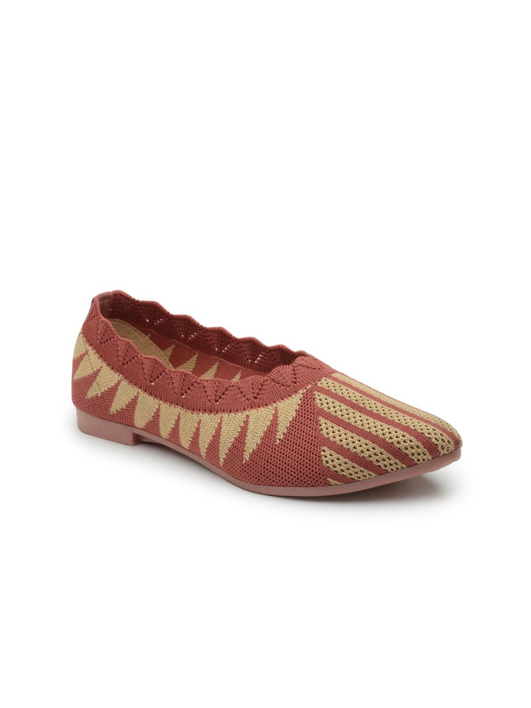 AROOM Women Printed Ballerinas Flats