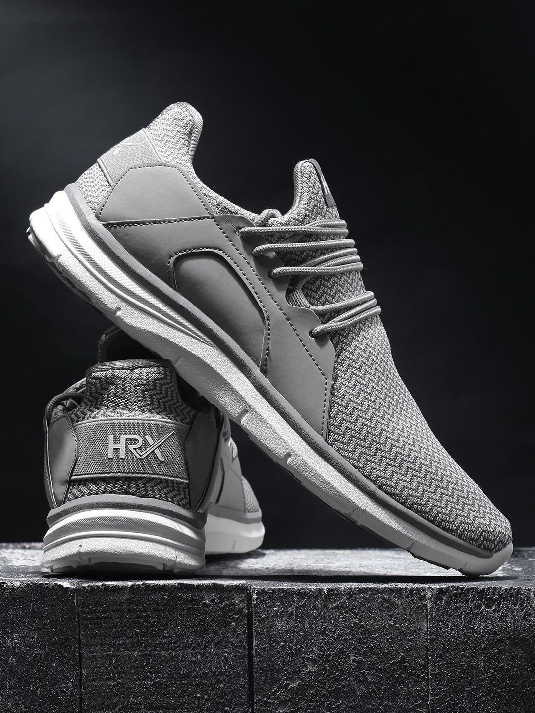 HRX by Hrithik Roshan Men Grey Sneakers 