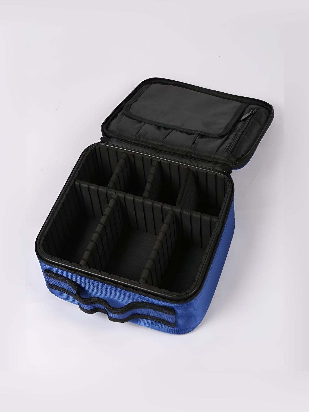 HOUSE OF QUIRK Blue & Black Regular Makeup Organiser