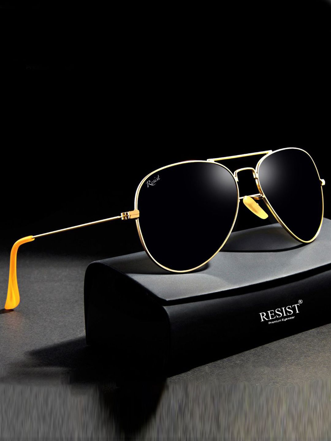 RESIST EYEWEAR Unisex Aviator Sunglasses with UV Protected Lens AIRCRAFTS GF