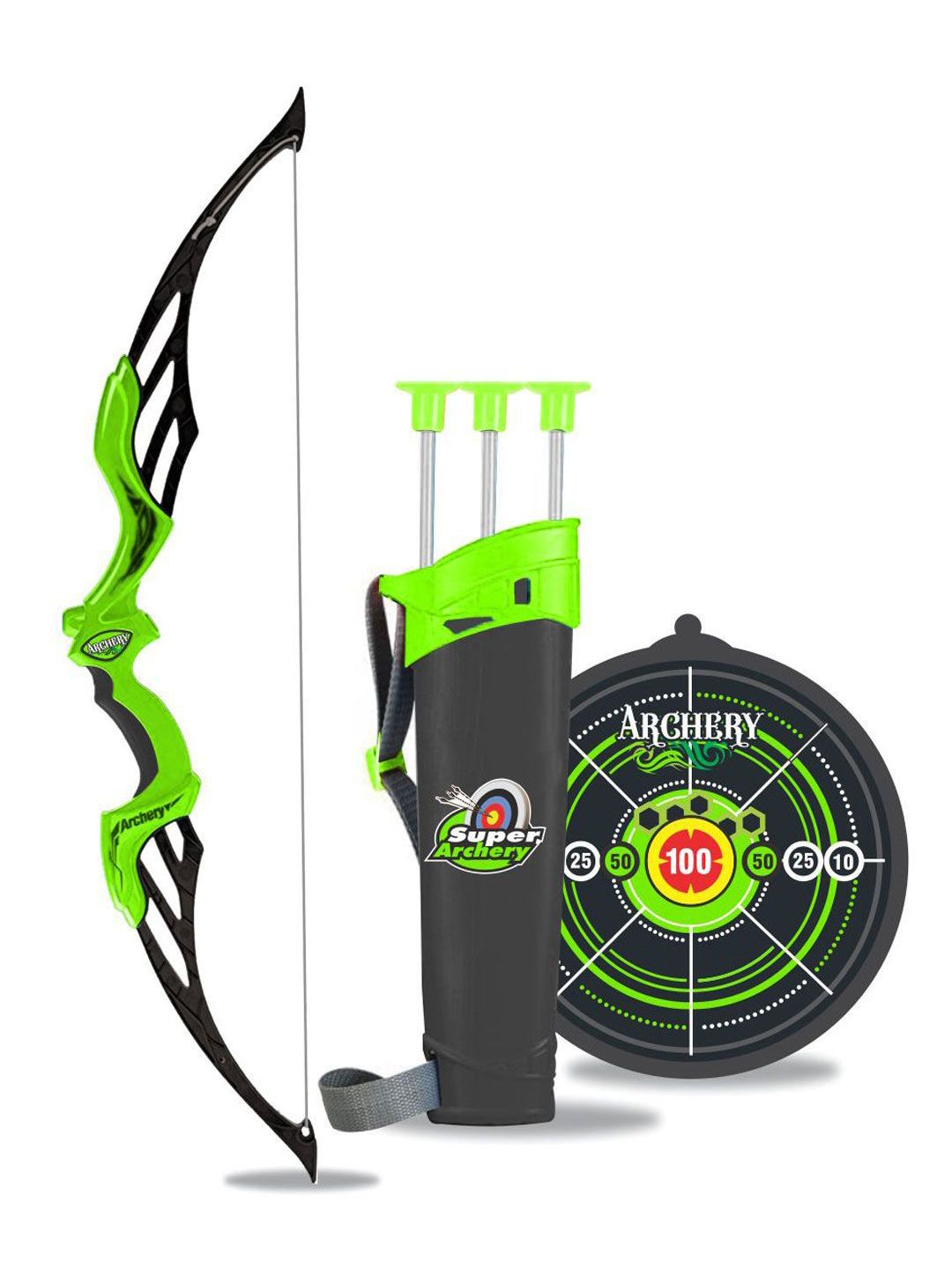 PLANET of Toys Bow and Arrow Set Includes 3 Suction Cup Arrows